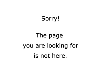 404 Error The page you are looking for is not here
